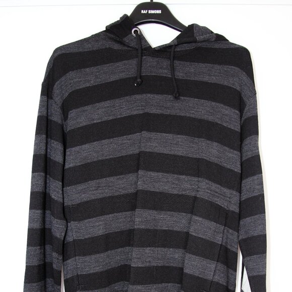 BNWT AW18 JUNYA WATANABE REFLECTIVE TAPE STRIP SWEATSHIRT S - Picture 2 of 15